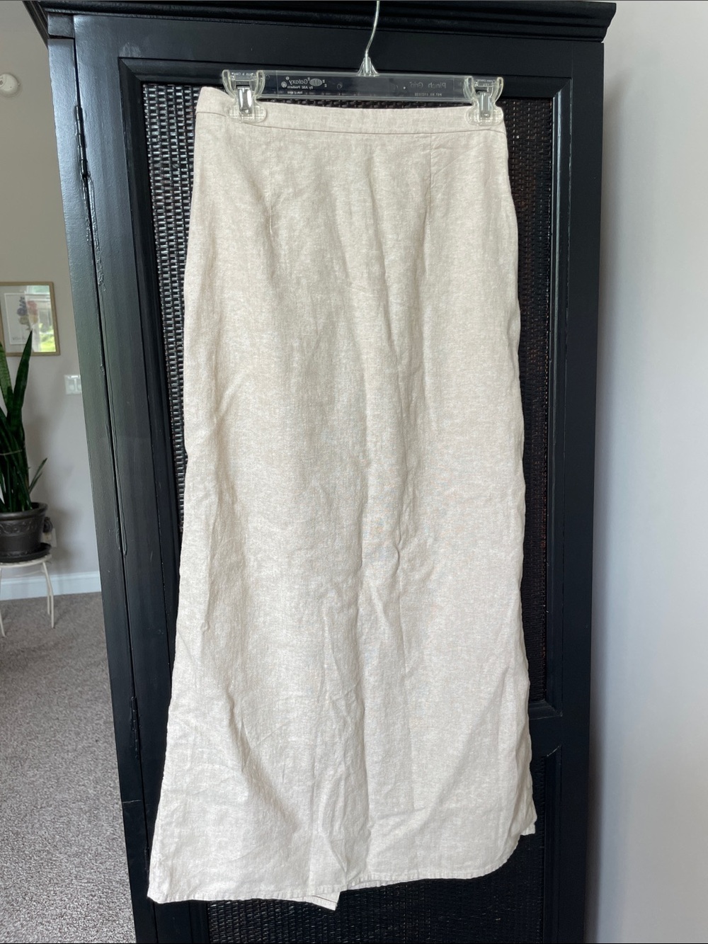 NWT Women's Old Navy High-Waisted Linen-Blend Maxi Skirt